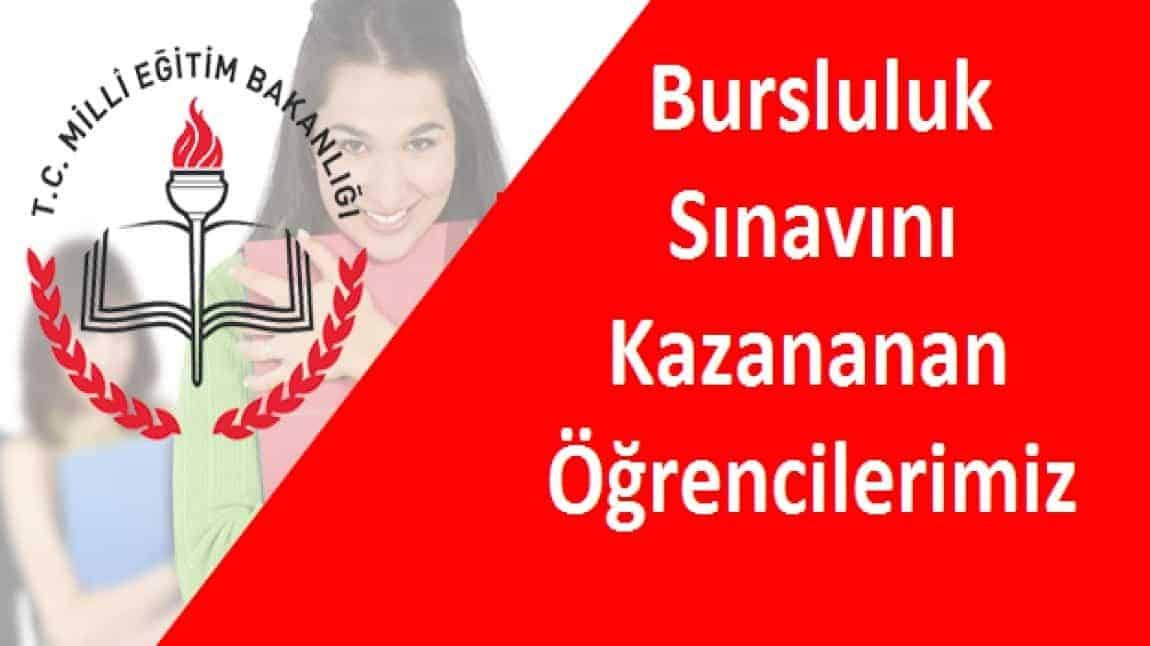 Bursluluk Sınavını (İOKBS) Kazanan Öğrencilerimiz